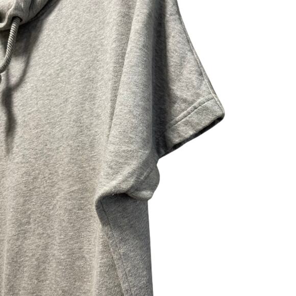 Old Navy Gray Tunic Cowl Necklie Sweatshirt with tie Waist Med - Picture 7 of 11